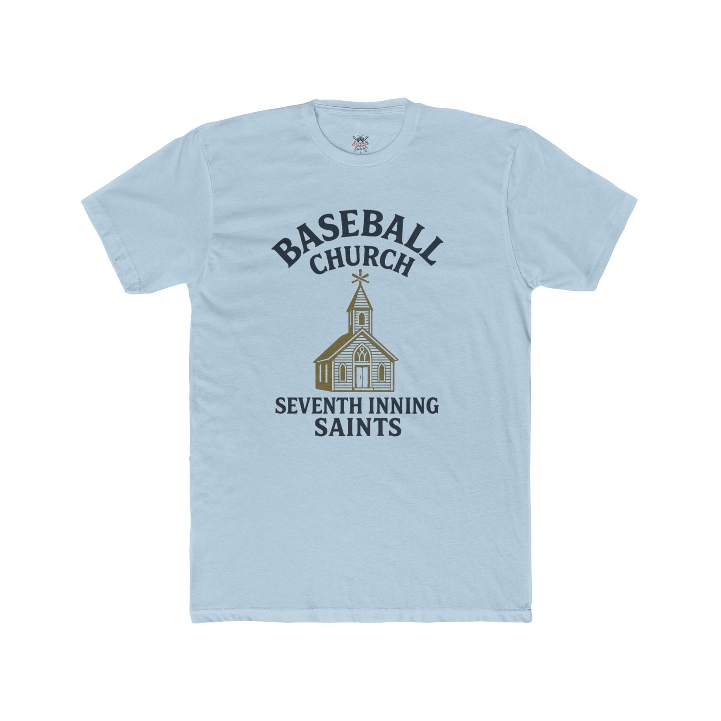 Baseball Church T-Shirt, Casual Wear, Sports Fan Gift, Baseball Lover Shirt, Weekend Vibes, Everyday Comfort