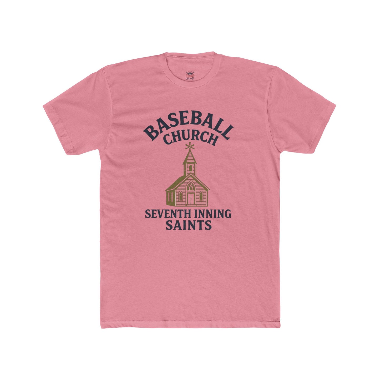 Baseball Church T-Shirt, Casual Wear, Sports Fan Gift, Baseball Lover Shirt, Weekend Vibes, Everyday Comfort