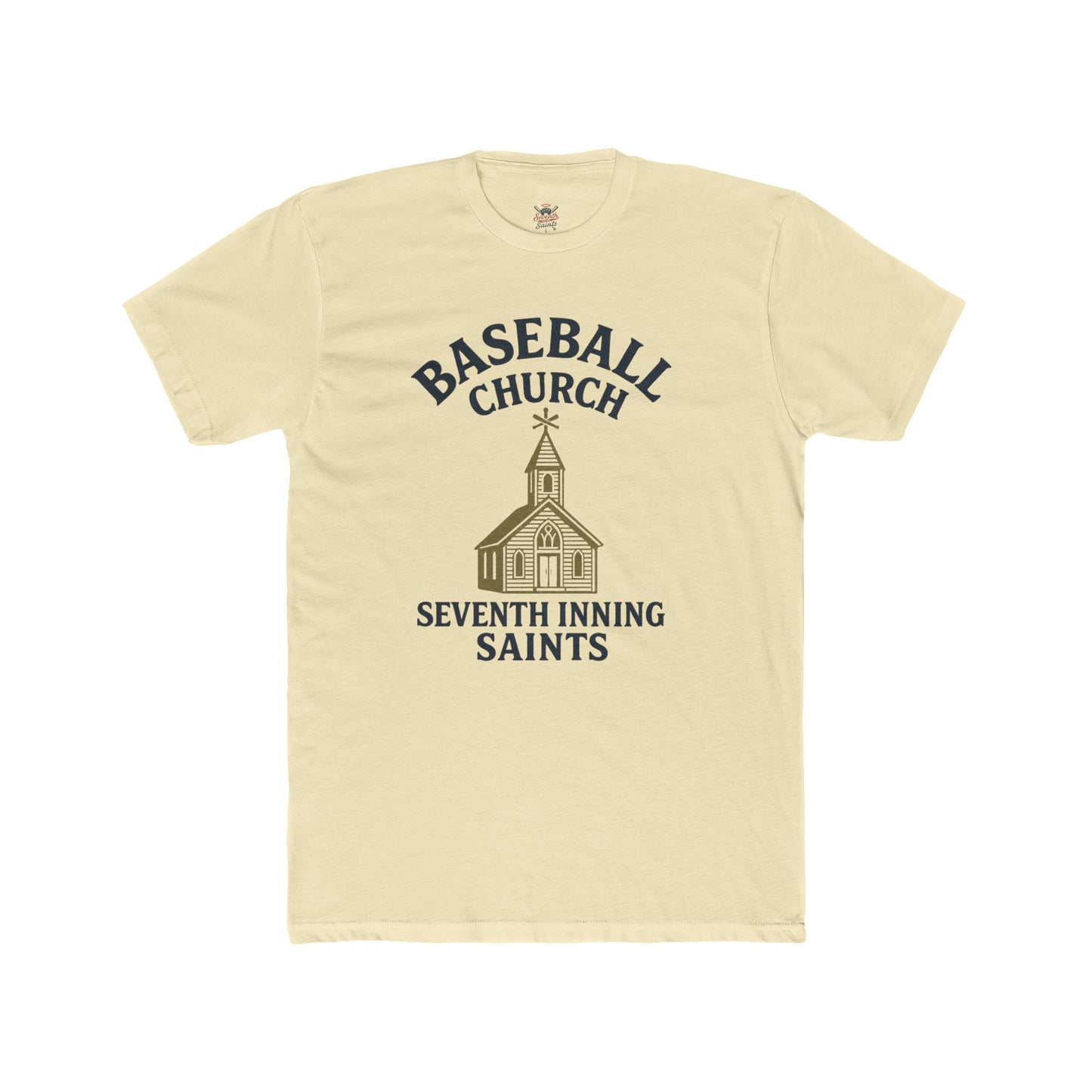 Baseball Church T-Shirt, Casual Wear, Sports Fan Gift, Baseball Lover Shirt, Weekend Vibes, Everyday Comfort