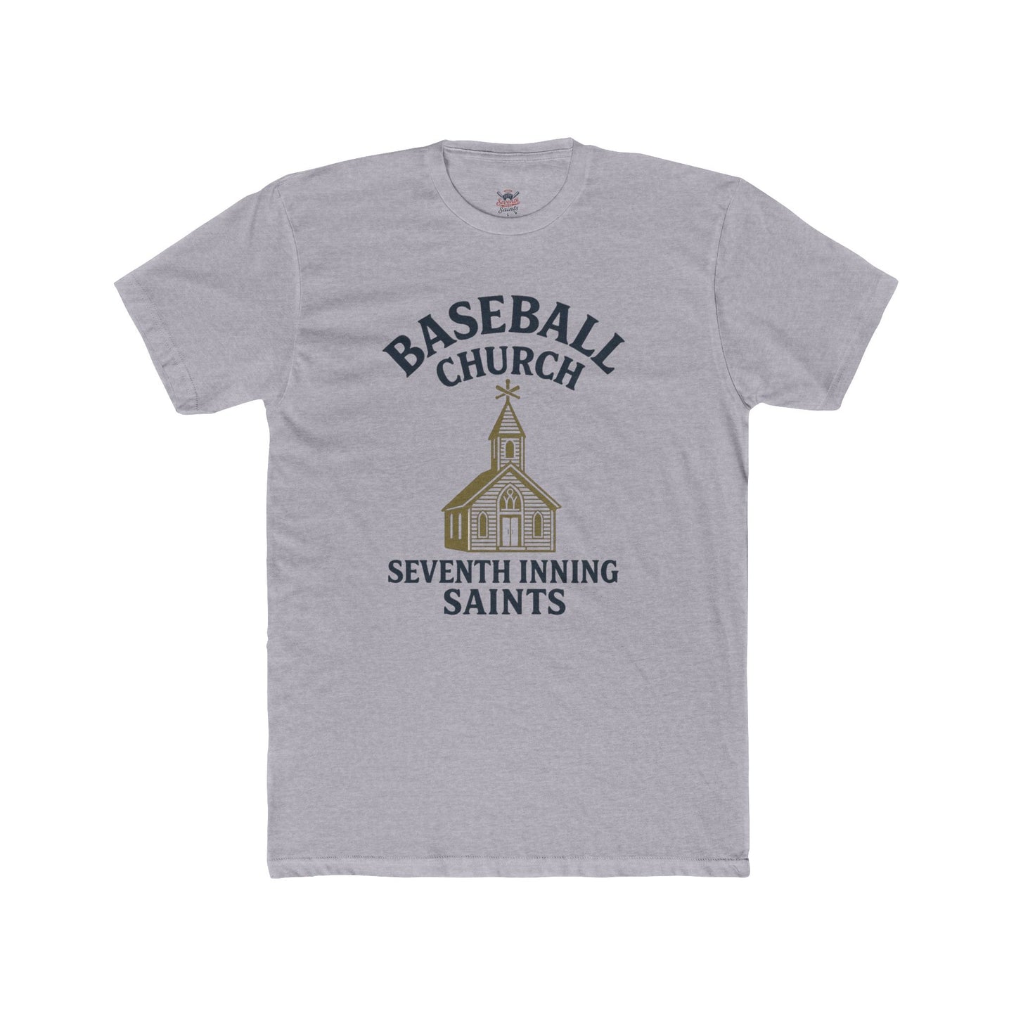 Baseball Church T-Shirt, Casual Wear, Sports Fan Gift, Baseball Lover Shirt, Weekend Vibes, Everyday Comfort