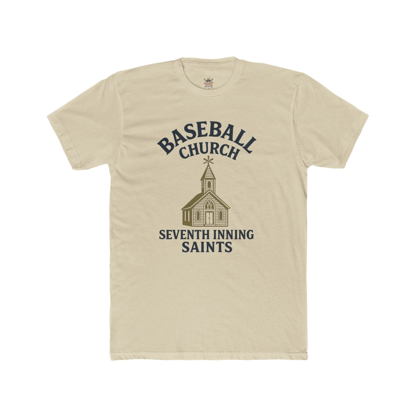 Baseball Church T-Shirt, Casual Wear, Sports Fan Gift, Baseball Lover Shirt, Weekend Vibes, Everyday Comfort