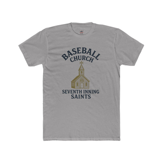 Baseball Church T-Shirt, Casual Wear, Sports Fan Gift, Baseball Lover Shirt, Weekend Vibes, Everyday Comfort