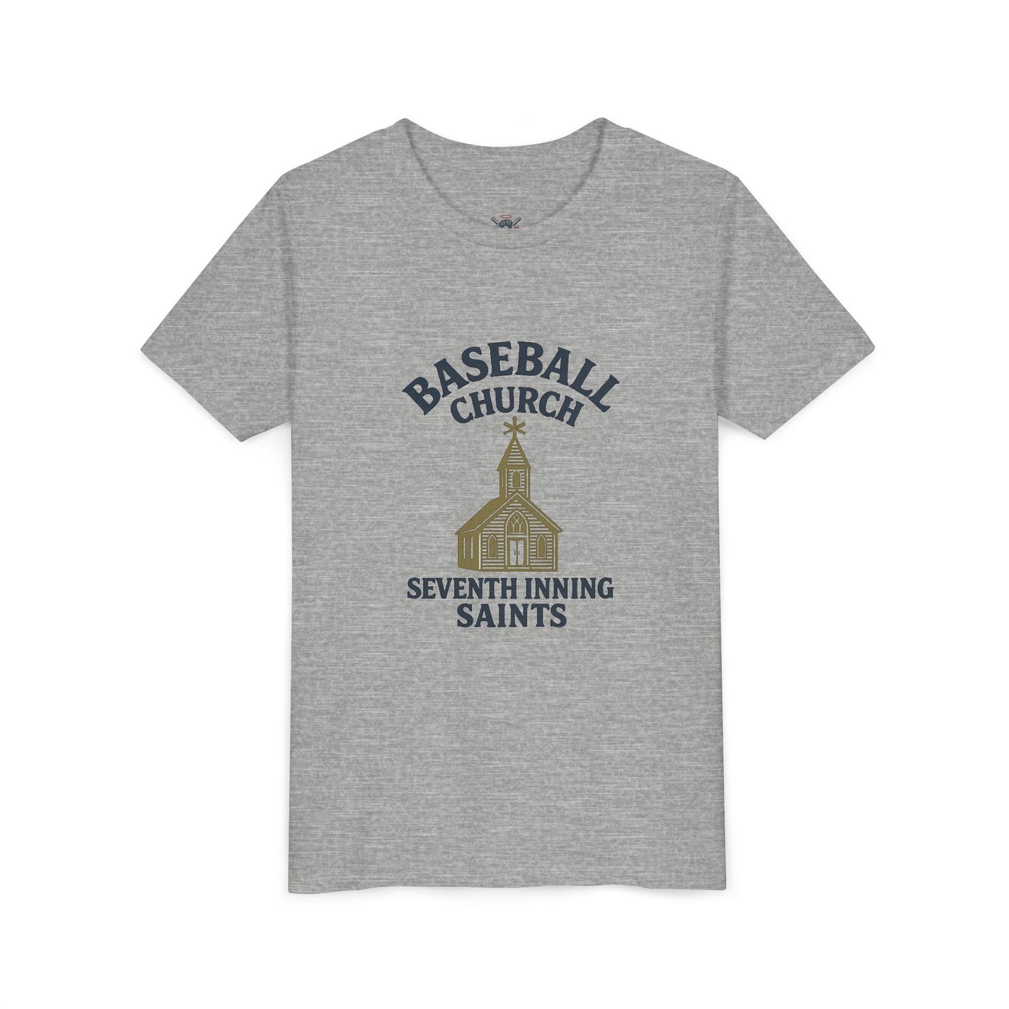 Baseball Church Tee - Perfect for Little League, Sports Teams, and Family Gatherings, Youth Short Sleeve Shirt, Cute Baseball Gift, [...]