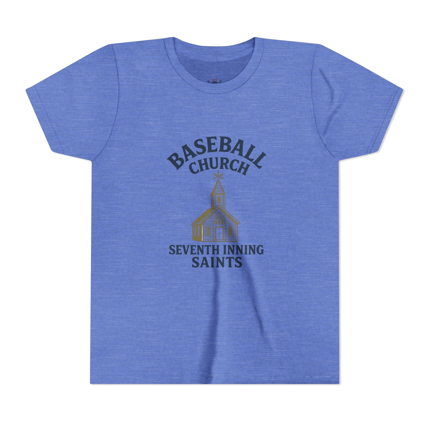 Baseball Church Tee - Perfect for Little League, Sports Teams, and Family Gatherings, Youth Short Sleeve Shirt, Cute Baseball Gift, [...]