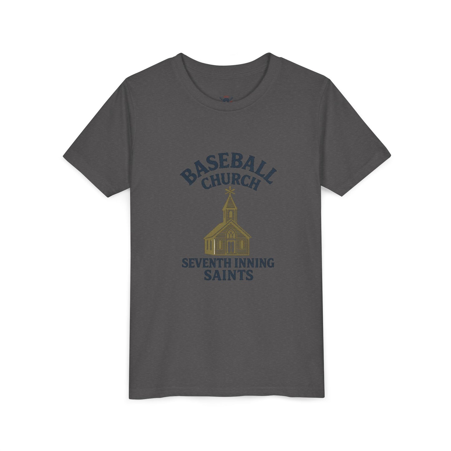Baseball Church Tee - Perfect for Little League, Sports Teams, and Family Gatherings, Youth Short Sleeve Shirt, Cute Baseball Gift, [...]