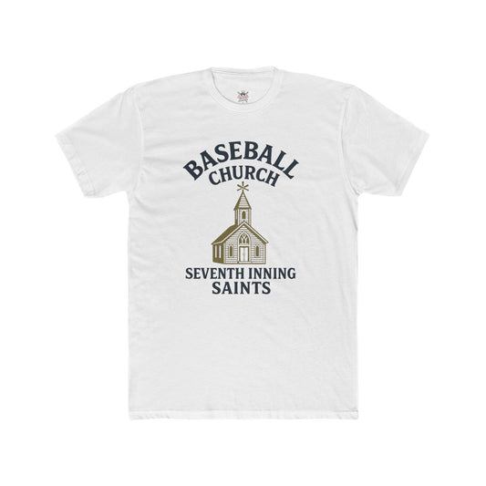 Baseball Church T-Shirt, Casual Wear, Sports Fan Gift, Baseball Lover Shirt, Weekend Vibes, Everyday Comfort
