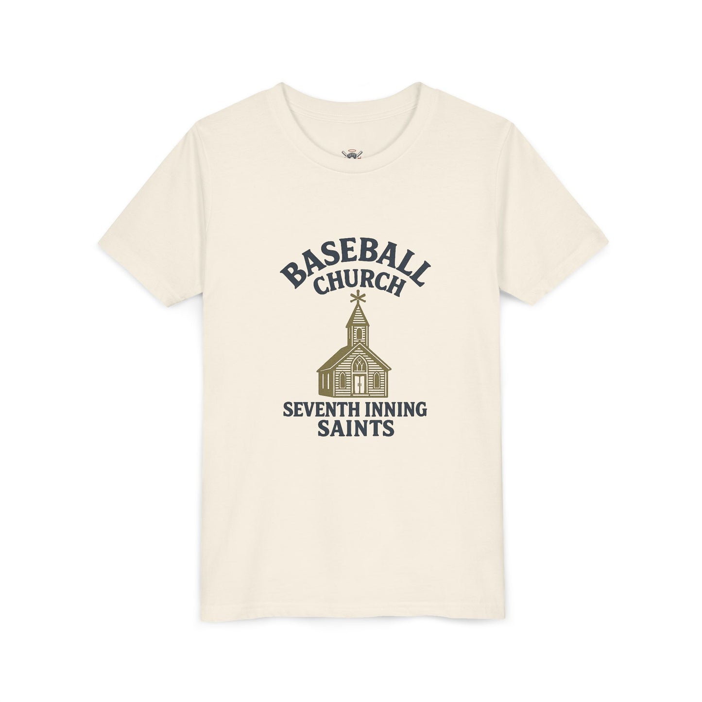 Baseball Church Tee - Perfect for Little League, Sports Teams, and Family Gatherings, Youth Short Sleeve Shirt, Cute Baseball Gift, [...]